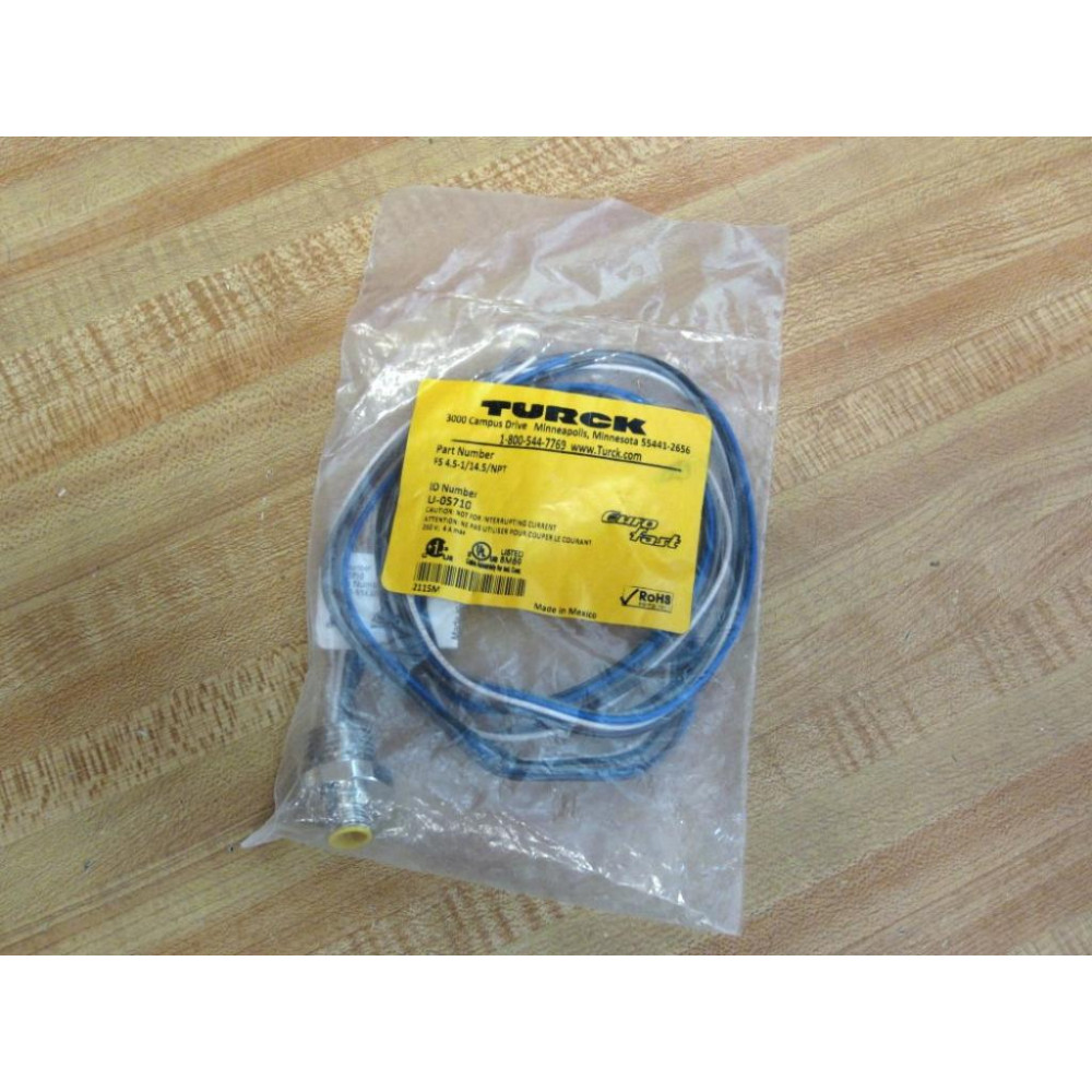 Turck FS4.5-114.5NPT Receptacle U-05710