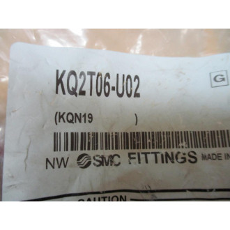 SMC KQ2T06-U02 Male Branch Tee KQ2T06U02 (Pack of 10)