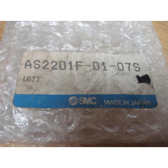 SMC AS2201F-01-07S Speed Control Elbow AS2201F0107S (Pack of 9)
