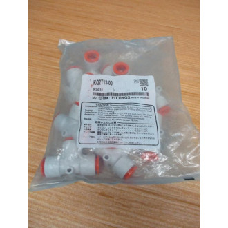 SMC KQ2T13-00 One-Touch 12" Branch Tee KQ2T1300 (Pack of 10)