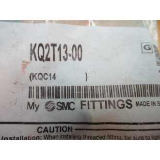 SMC KQ2T13-00 One-Touch 12" Branch Tee KQ2T1300 (Pack of 10)