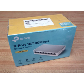 TP-Link 1730502131 8-Port 10100Mbps Desktop Switch TL-SF1008D