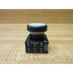 Siemens 3SB3001-0AA61 Furnas Illuminated White Push Button WBase - New No Box