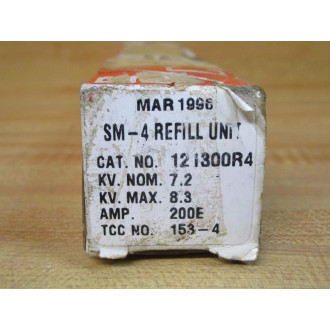 S & C Electric 121300R4 Fuse Refill Unit SM-4