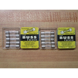 Buss AGX-6 Bussmann Fuse Cross Ref 1DJ63 Metal Strip Element (Pack of 10)