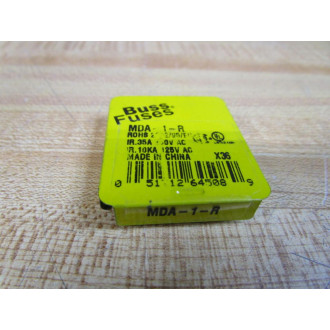 Buss MDA-1-R Bussmann Fuse Cross Ref 1CL85 MDA-1 Gray (Pack of 5)