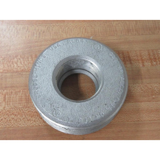 Crouse & Hinds RE84 Conduit Hub Reducer 3"x1-14" (Pack of 2) - New No Box