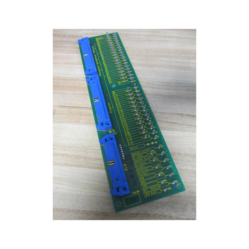Indramat 109-468-3211a PC Connector Board 109-468-3211b - Used Indramat 109-468-3211a PC Connector Board 109-468-3211b - Used