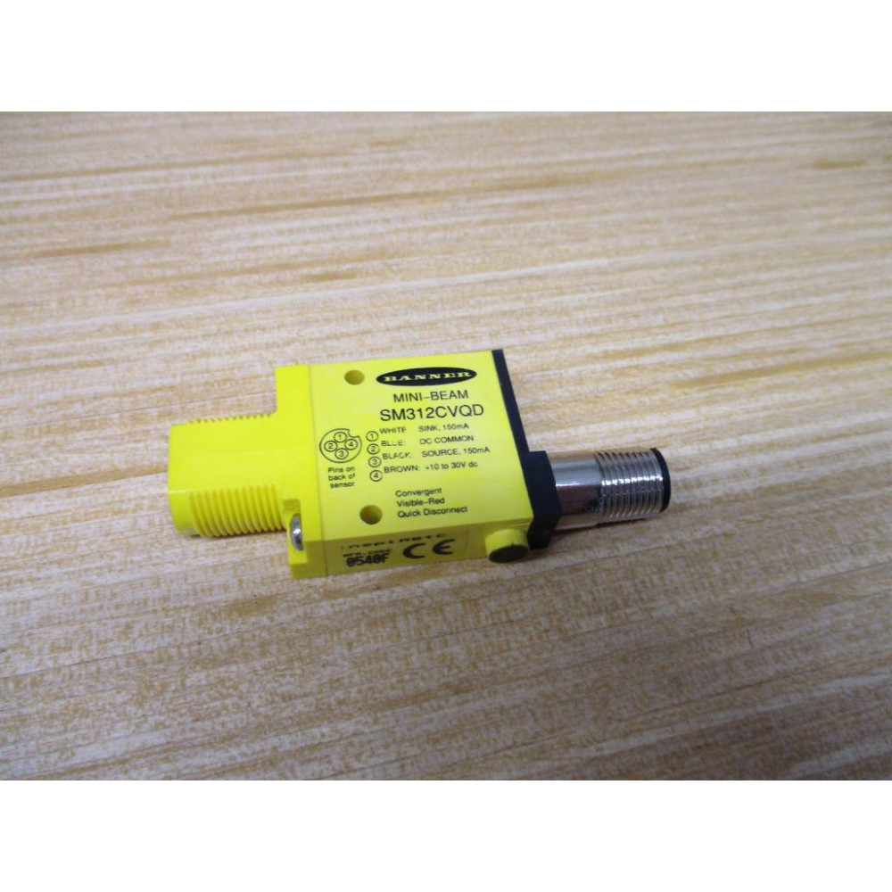 Banner SM312CVQD Sensor 26832 - Used