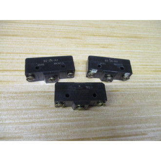 Micro Switch BZ-2R-A2 Switch WPlunger  BZ2RA2 (Pack of 3) - Used