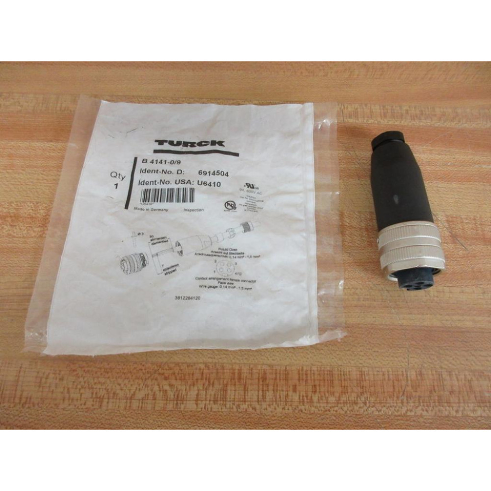 Turck 6914504 Plug Receptable U6410 B414109