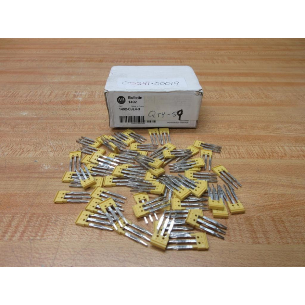 Allen Bradley 1492-CJL4-3 Center Jumper 1492CJL43 (Pack of 59)