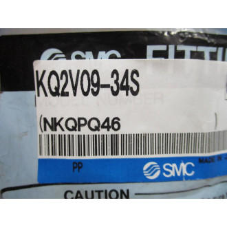 SMC KQ2V09-34S One-Touch Universal Elbow KQ2V0934S (Pack of 10)