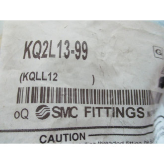 SMC KQ2L13-99 One-Touch Plug-In Elbow 12" (Pack of 12)