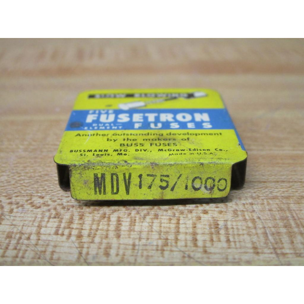 Buss MDV 1751000 Bussmann Fuse MDV1751000 Conductor Element (Pack of 5)