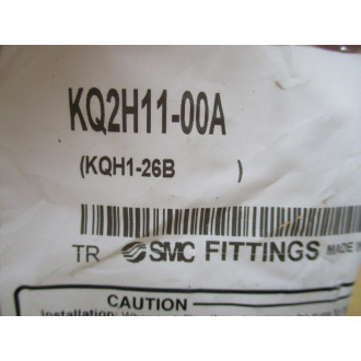 SMC KQ2H11-00A One-Touch Straight Union 38" (Pack of 10)