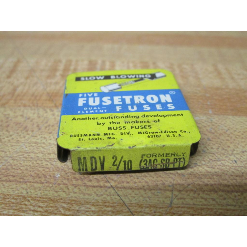 Buss MDV-210 Bussmann Fuse MDV210 Spring Element (Pack of 5)