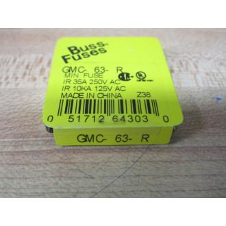 Buss GMC-63-R Bussmann Fuse Cross Ref 2ABP2 Fine Wire Element (Pack of 5)