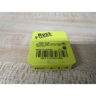 Buss AGC-6-14 Bussmann Fuse Cross Ref 1BZ13 Metal Strip (Pack of 10)