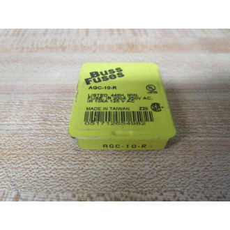 Buss AGC-10-R Bussmann Fuse Cross Ref 4XH49 Metal Strip (Pack of 10)