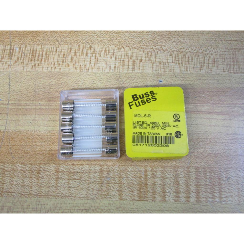 Buss MDL-5-R Bussmann Fuse Cross Ref 4XH63 Wirewound Element (Pack of 5)