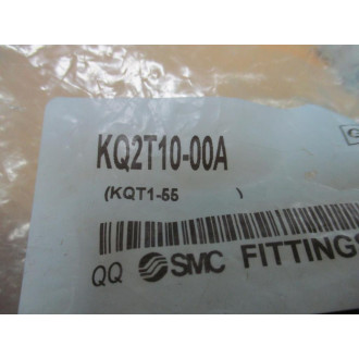 SMC KQ2T10-00A 10mm One-Touch Tee Fitting KQ2T1000A (Pack of 5)