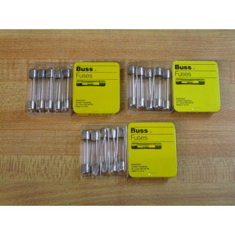 Buss GJV-12 Bussmann Fuse Cross Ref 4XH38 Jagged Metal (Pack of 15)