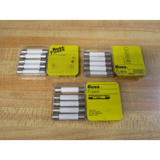 Buss ABC-1 Bussmann Fuse Cross Ref 6F038 White (Pack of 10)