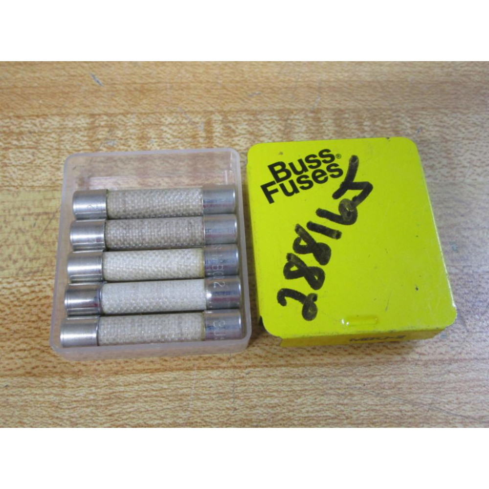 Buss MBO-2 Bussmann Fuse MB02 TanBeige (Pack of 5)