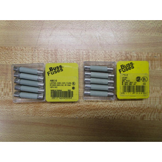 Buss ABC-5 Bussmann Fuse Cross Ref 6F043 Gray (Pack of 10)