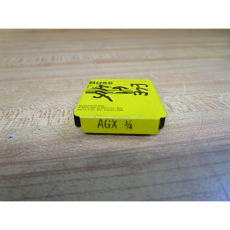 Buss AGX-34 Bussmann Fuse Cross Ref 6F054 8AG Jagged Element (Pack of 10)