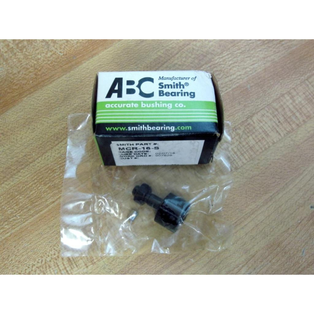 Smith Bearing MCR-16-S ABC Sealed Stud Cam Follower