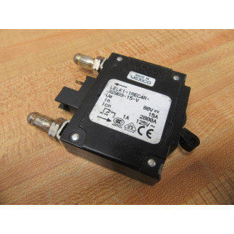 Sensata LELK1-1REC4R-32969-15-V Airpax Circuit Breaker 15A - Used