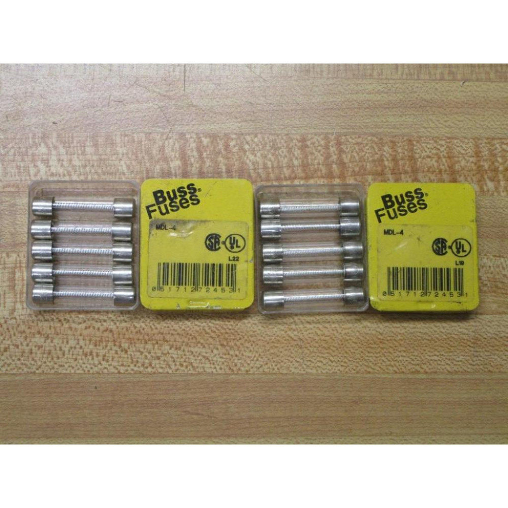 Buss MDL-4 Bussmann Fuse Cross Ref 4XL62 MDL-4A Wirewound Element (Pack of 10)