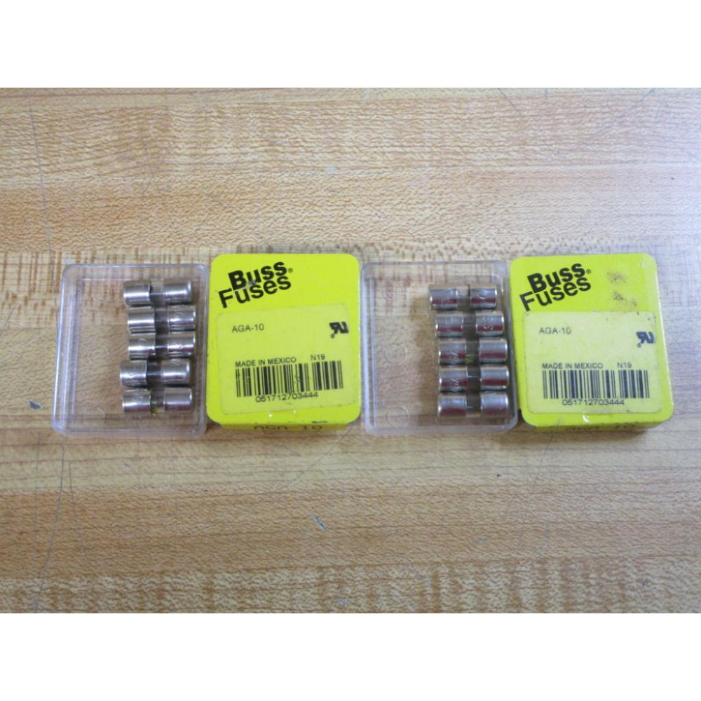Buss AGA-10 Bussmann Fuse AGA10 Metal Strip Element (Pack of 10)