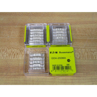 Buss GDA-250MA Bussmann Fuse Cross Ref 4TWN5 (Pack of 15)