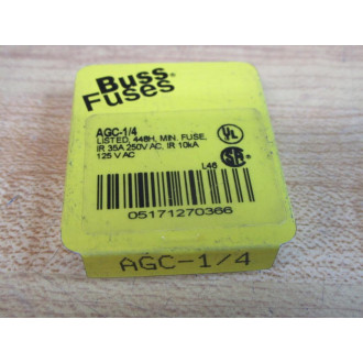 Buss AGC-14 Bussmann Fuse Cross Ref 4XH37 Metal Strip (Pack of 15)
