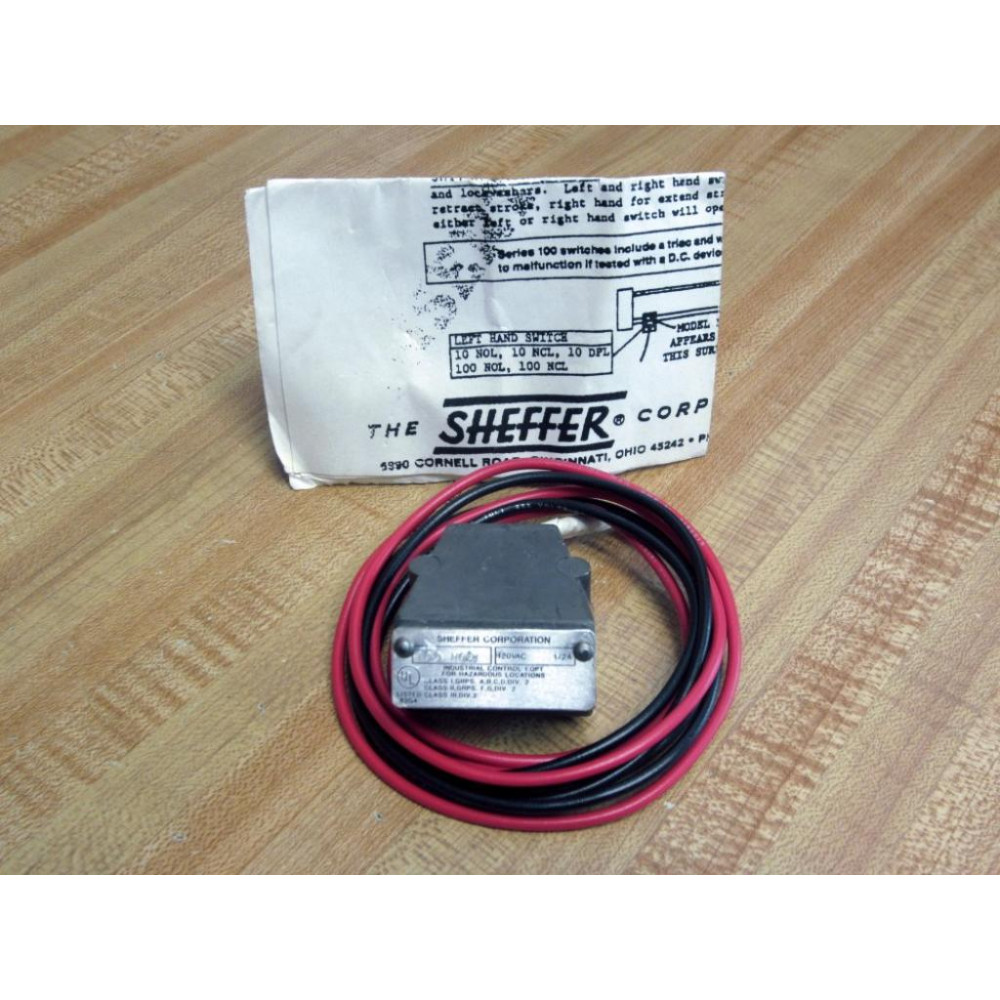 Sheffer 100 NOR Magnetic Limit Switch 100 N0R Sensor Only wInst - New No Box