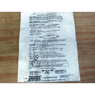 Sheffer 100 NOR Magnetic Limit Switch 100 N0R Sensor Only wInst - New No Box