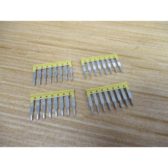 Weidmuller 1693860000 Terminal Jumper ZQV 2.5N8 GE (Pack of 4) - New No Box