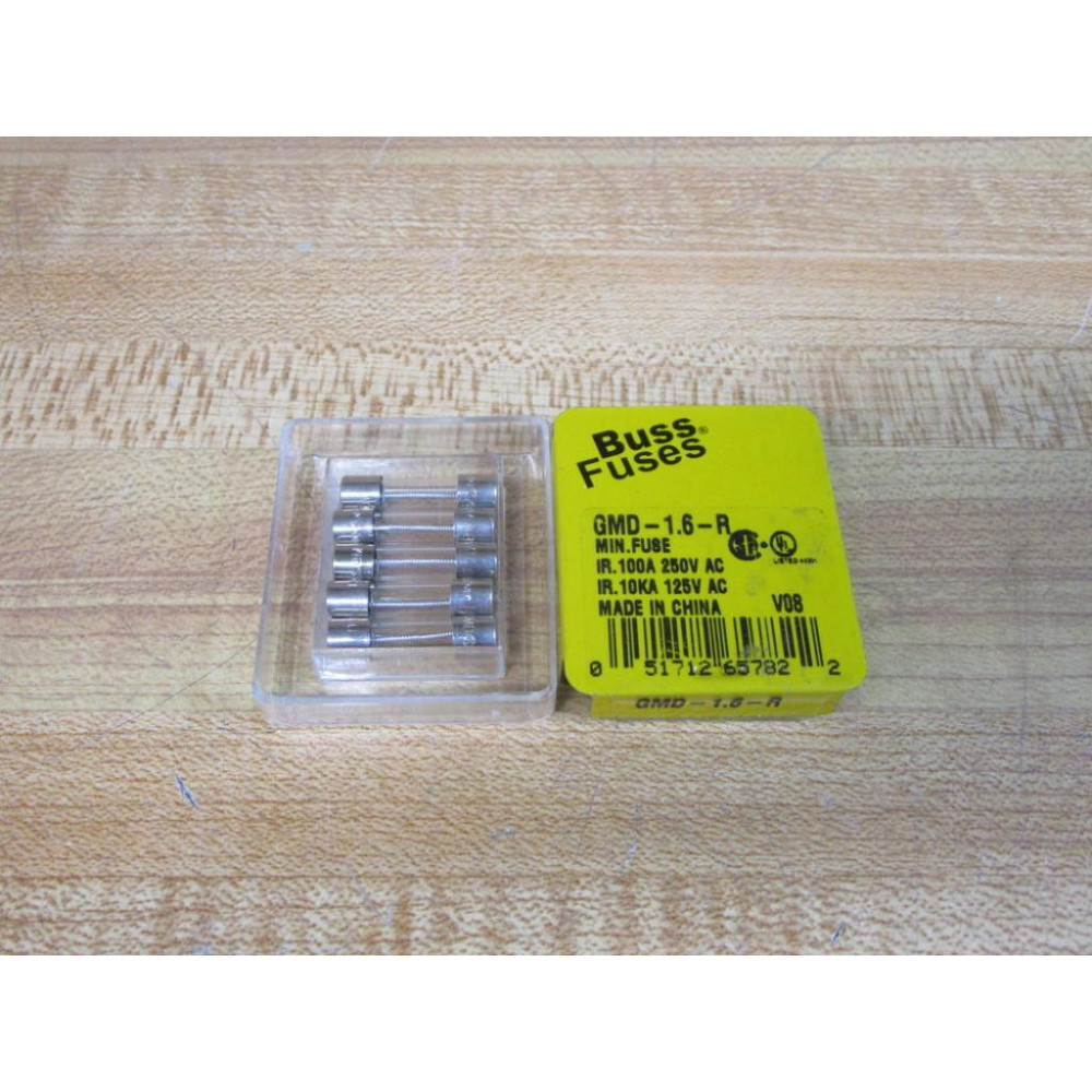 Buss GMD-1.6-R Bussmann Fuse Cross Ref 1CK18 Wirewound Element (Pack of 5)