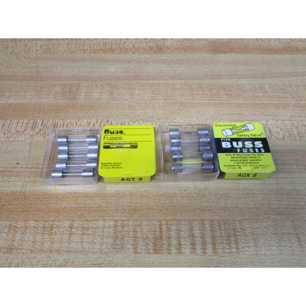 Buss AGX-8 Bussmann Fuse Cross Ref 1DJ65 Metal Strip Element (Pack of 10)
