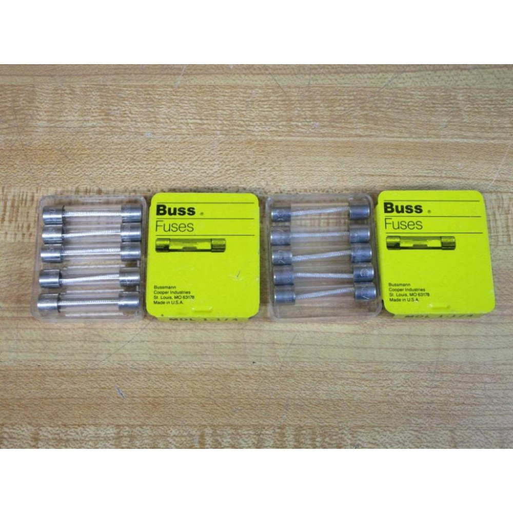Buss MDL 1-14 Bussmann Fuse Cross Ref 6F030 Wirewound (Pack of 10)