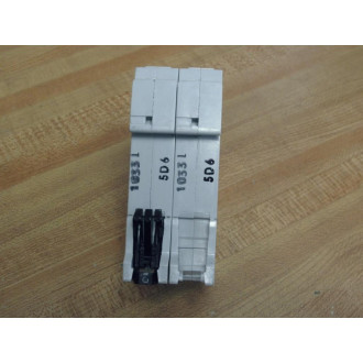 ABB S202 D6 2P 6A Circuit Breaker S202D6 - Used