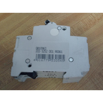 ABB S202 D6 2P 6A Circuit Breaker S202D6 - Used
