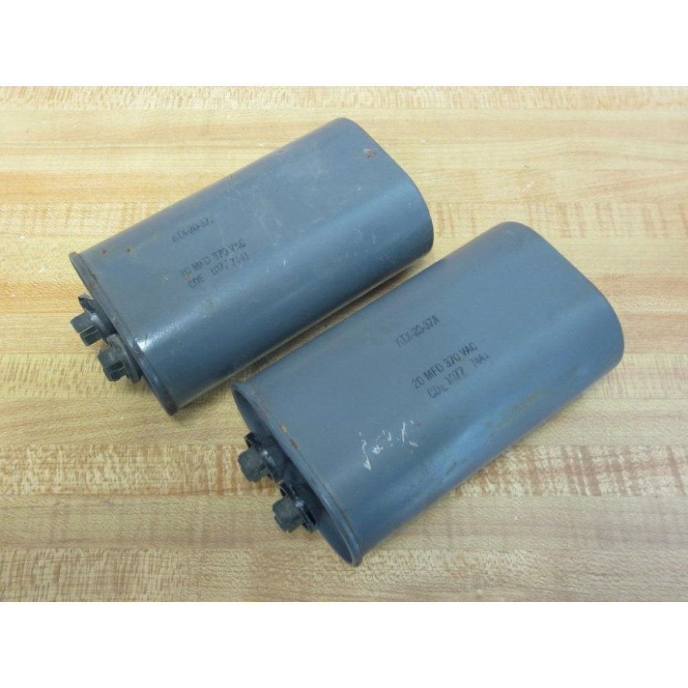 KTX-20-37A 20MFD 370VAC Capacitor KTX2037A (Pack of 2) - Used