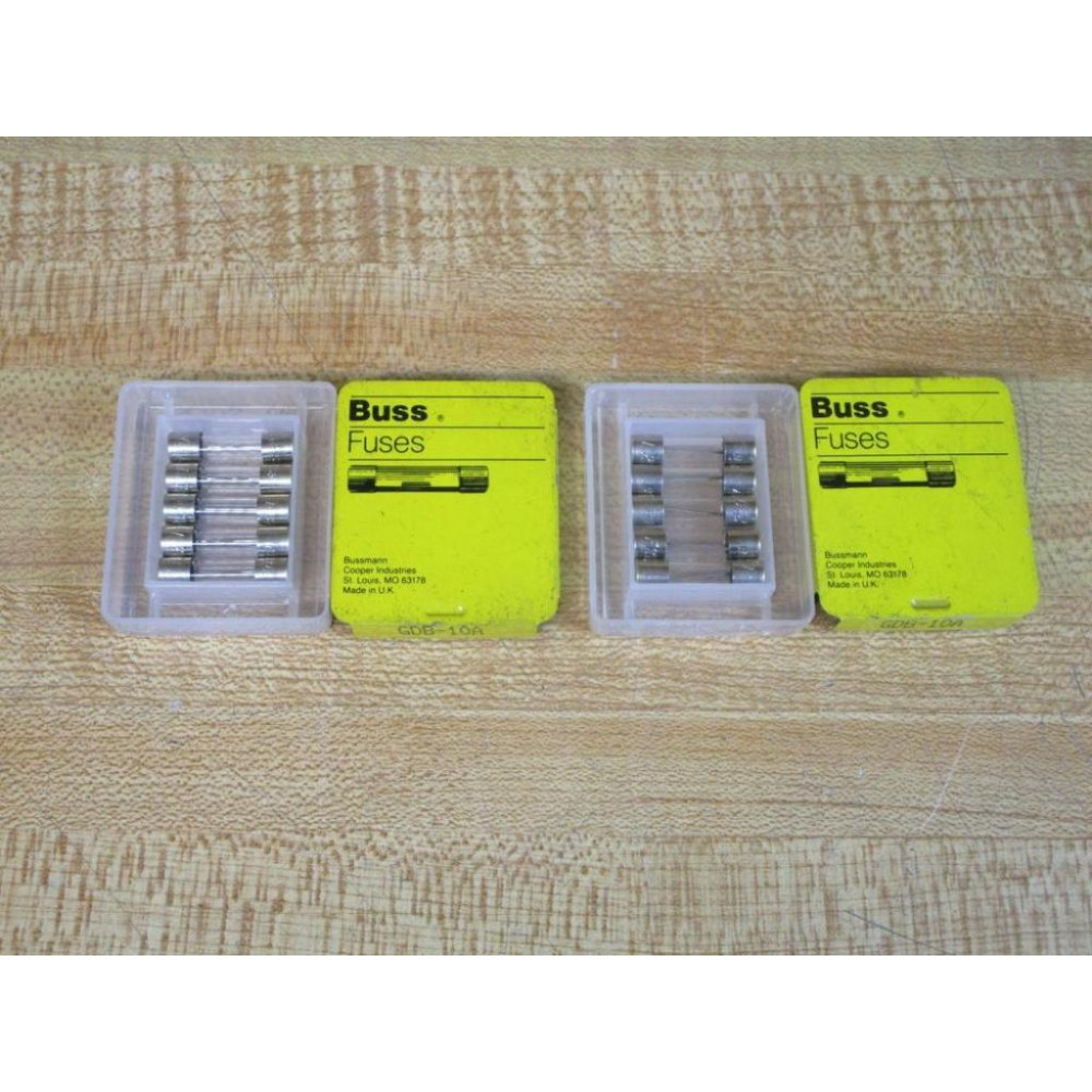 Buss GDB-10 Bussmann GDB-10A Fuse Cross Ref 1CC59 Fine Wire Element (Pack of 10)