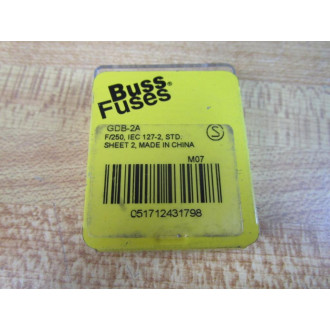 Buss GDB-2A Bussmann Fuse Cross Ref 1CC66 (Pack of 10)