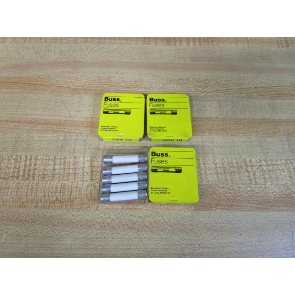 Buss GBB-10 Bussmann Fuse Cross Ref 1CC11 (Pack of 15)