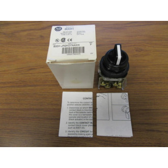 Allen Bradley 800H-JR2KD7AAXX Selector Switch